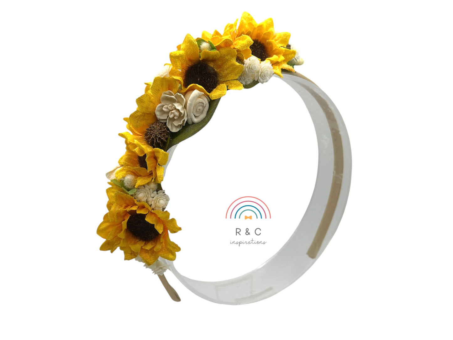 Sunflower Floral Headband
