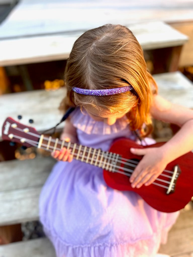 Speak Now - Purple Crystal Headband