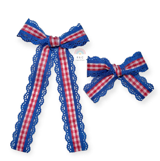 Patriotic Picnic Bow