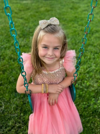 Fearless - Gold Jeweled Bow