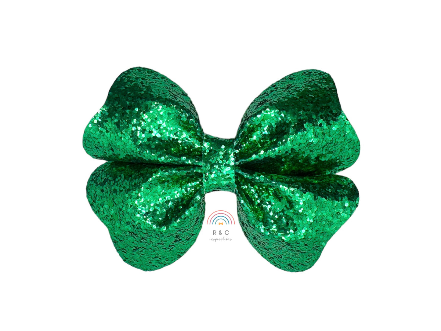 Shimmering Shamrock Bow