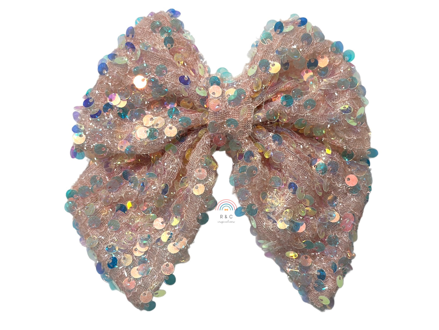 Lover - Pink Sequin Bow