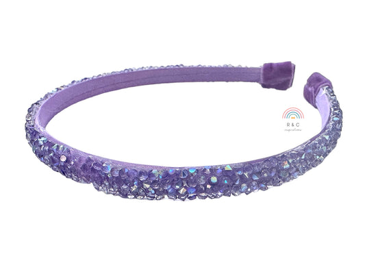 Speak Now - Purple Crystal Headband