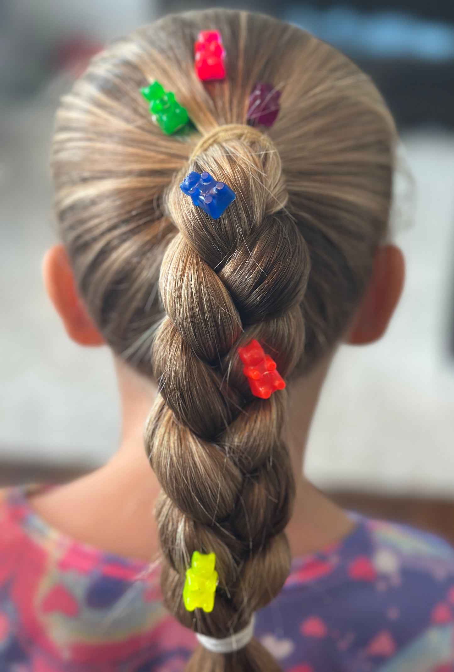Neon Gummy Bear Clip OR Twist-In Gummy Bear Set