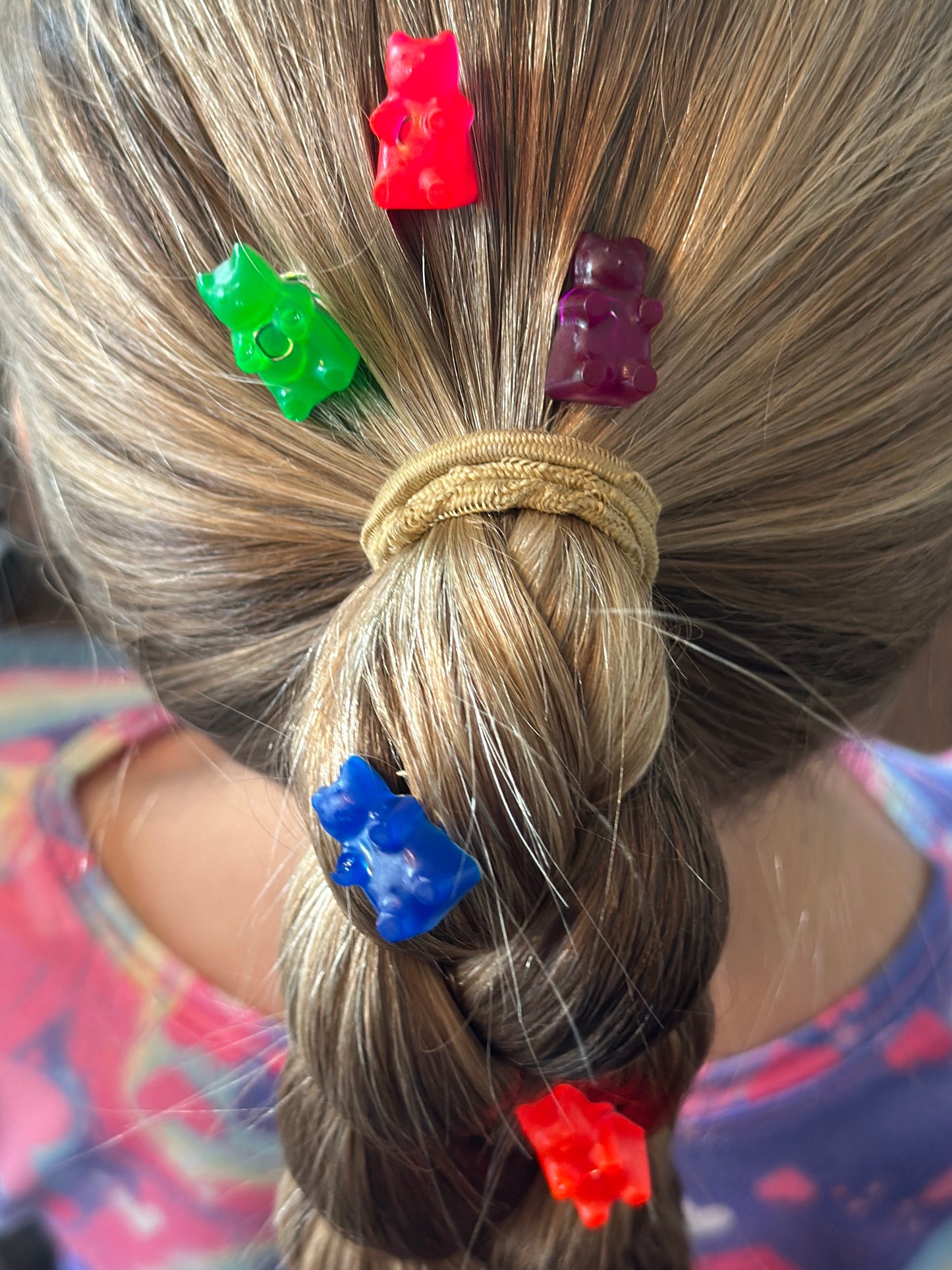 Neon Gummy Bear Clip OR Twist-In Gummy Bear Set