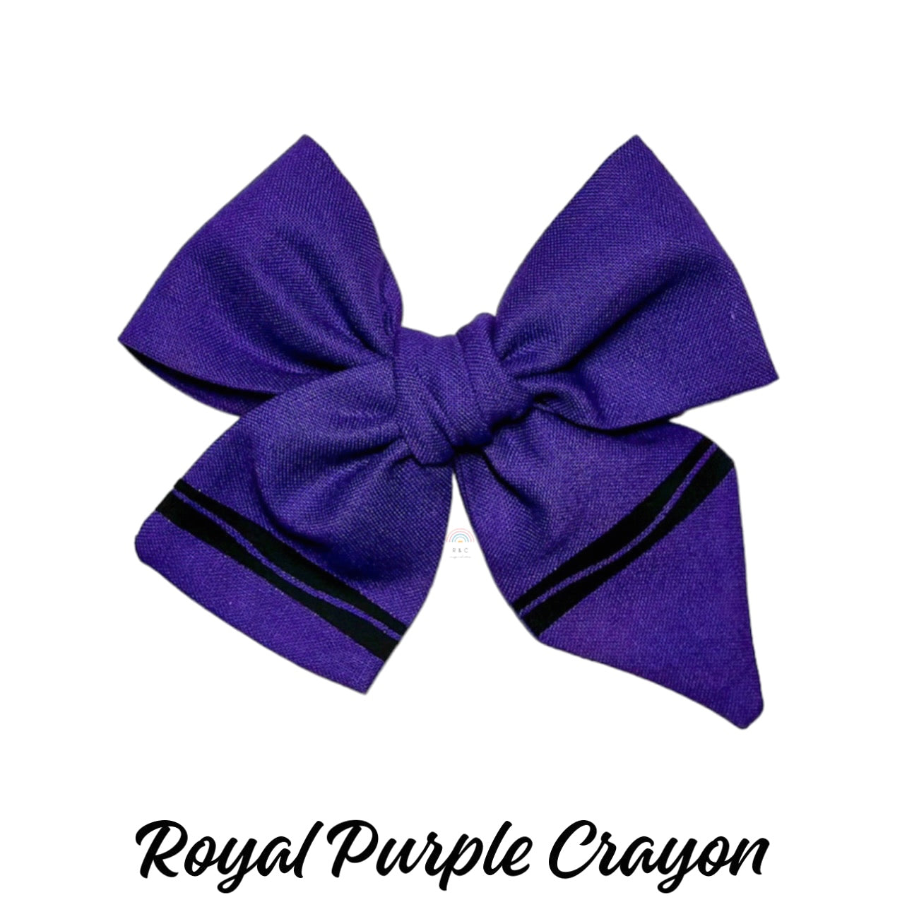 Royal Purple Crayon Handtied
