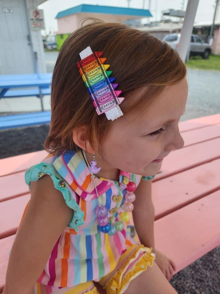 Crayon Hair Clip