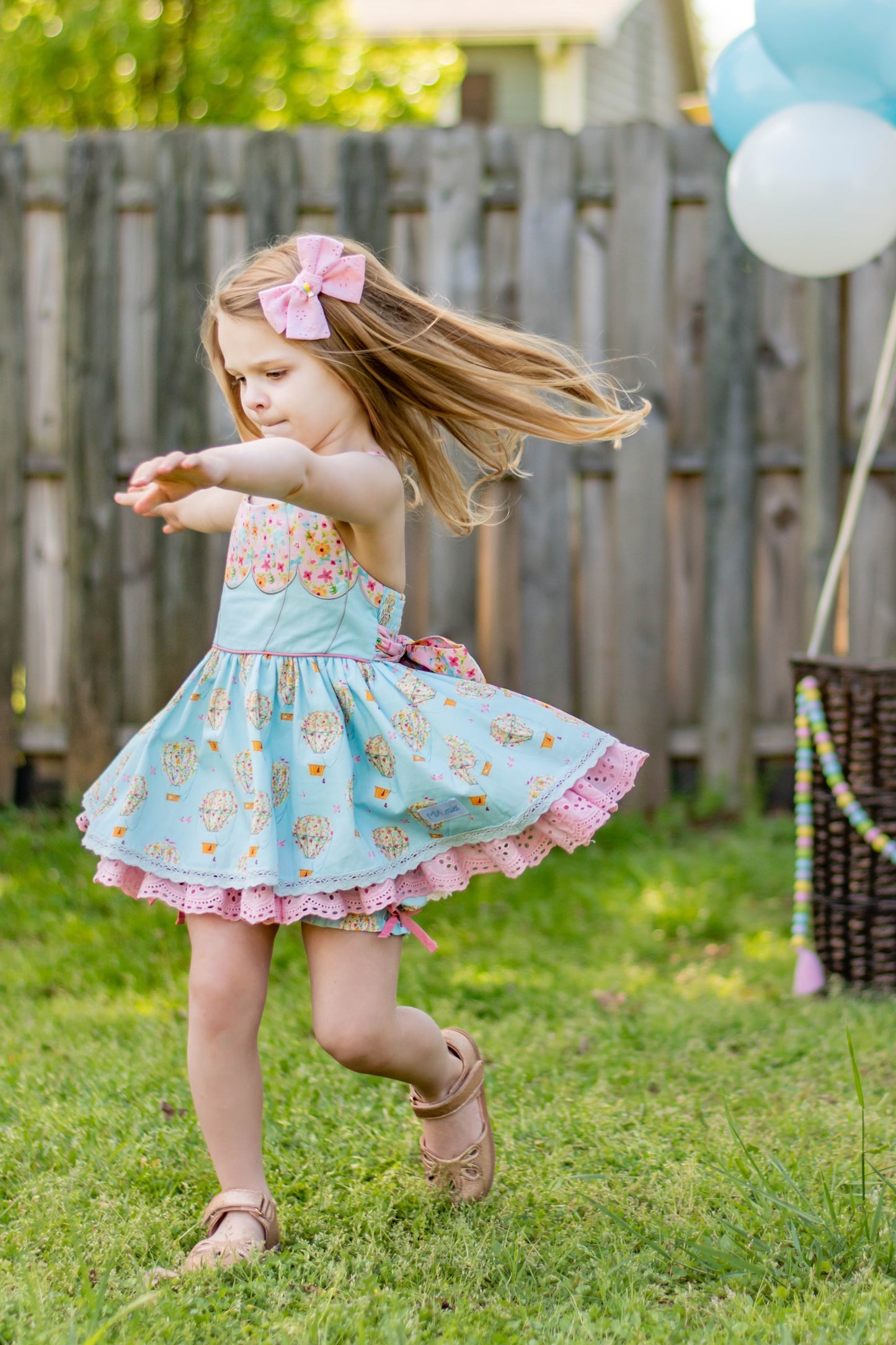 Mia Miel ~ Pink Eyelet Up In The Clouds