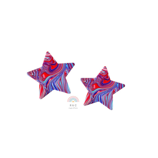 Swirl Star Clip Set