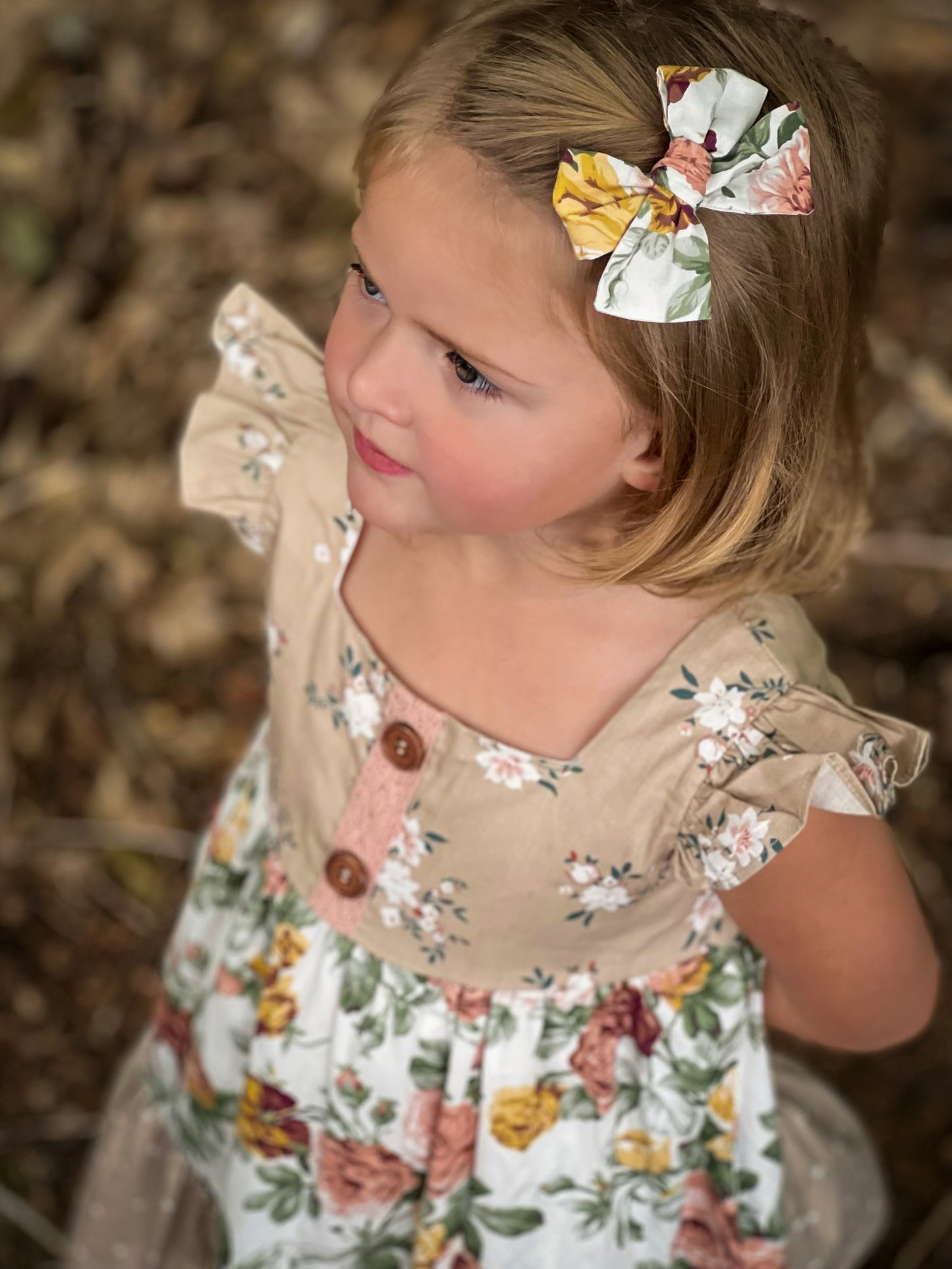 VanLuke Designs ~ Alise Tiered Dress (Vintage Floral)
