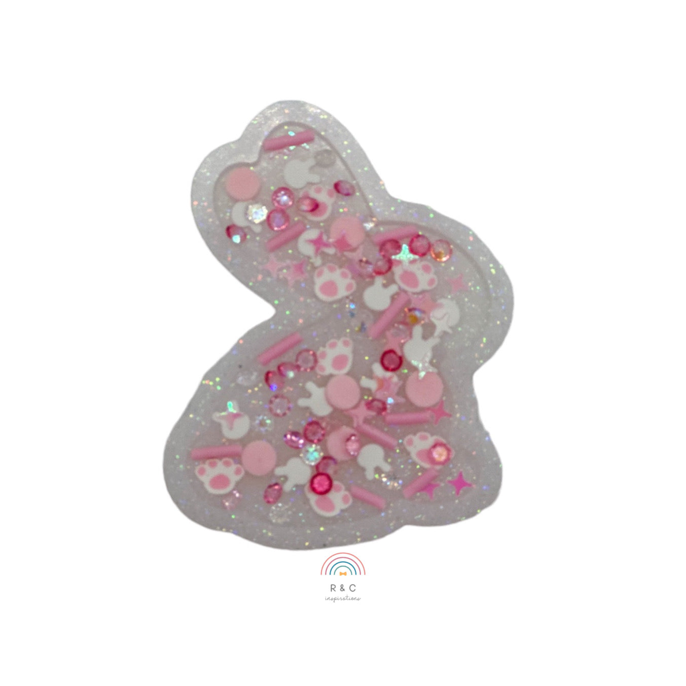 Sparkle Cottontail Shaker Clip