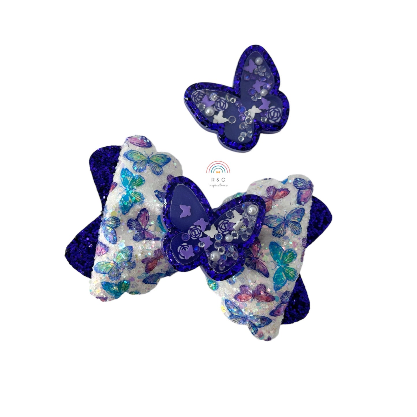 Charming Purple Flutterby Shaker