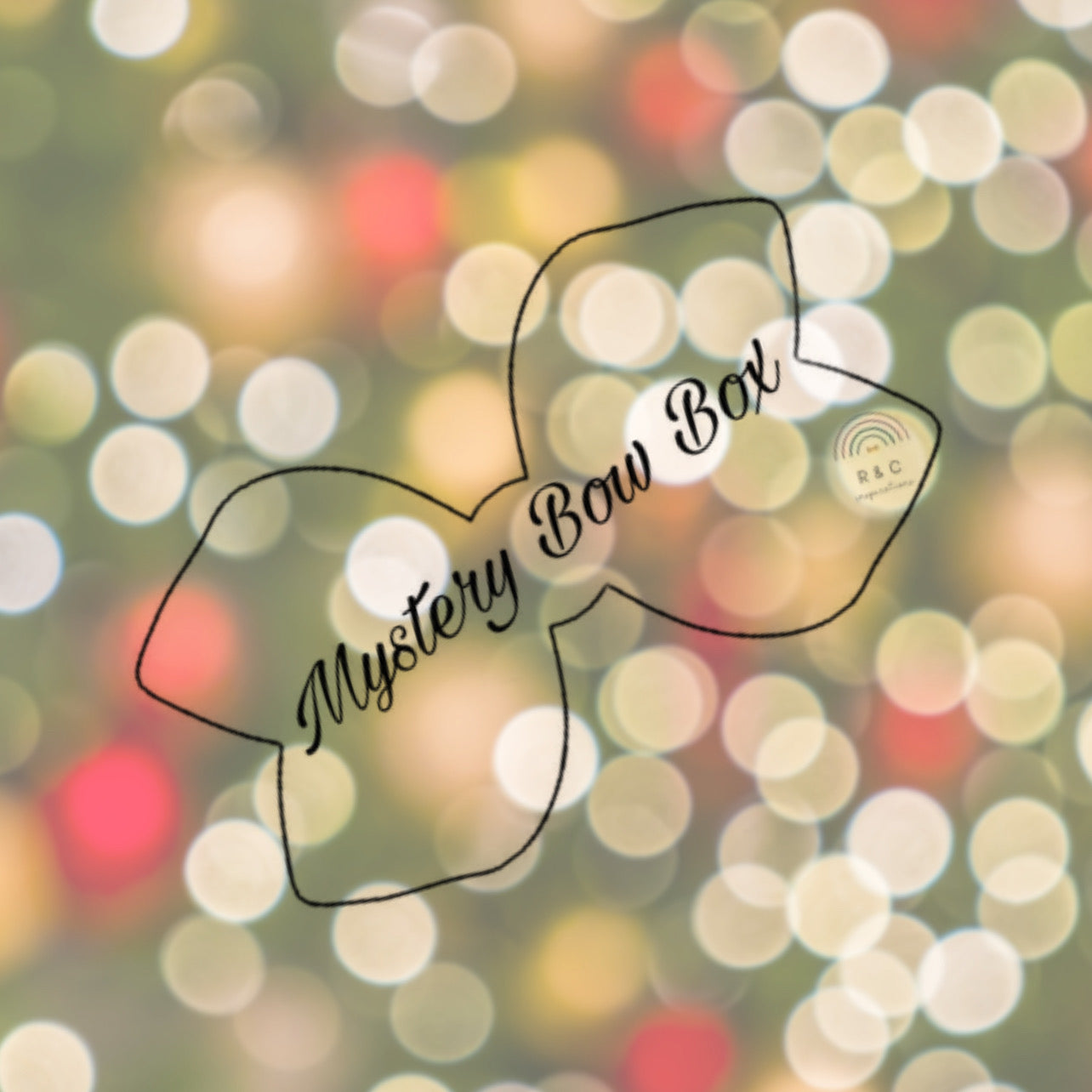 Large Holiday Mystery Bow Box