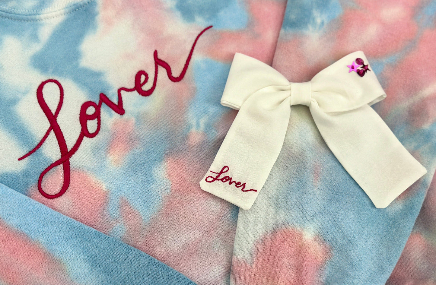 Lover Embroidered Bow