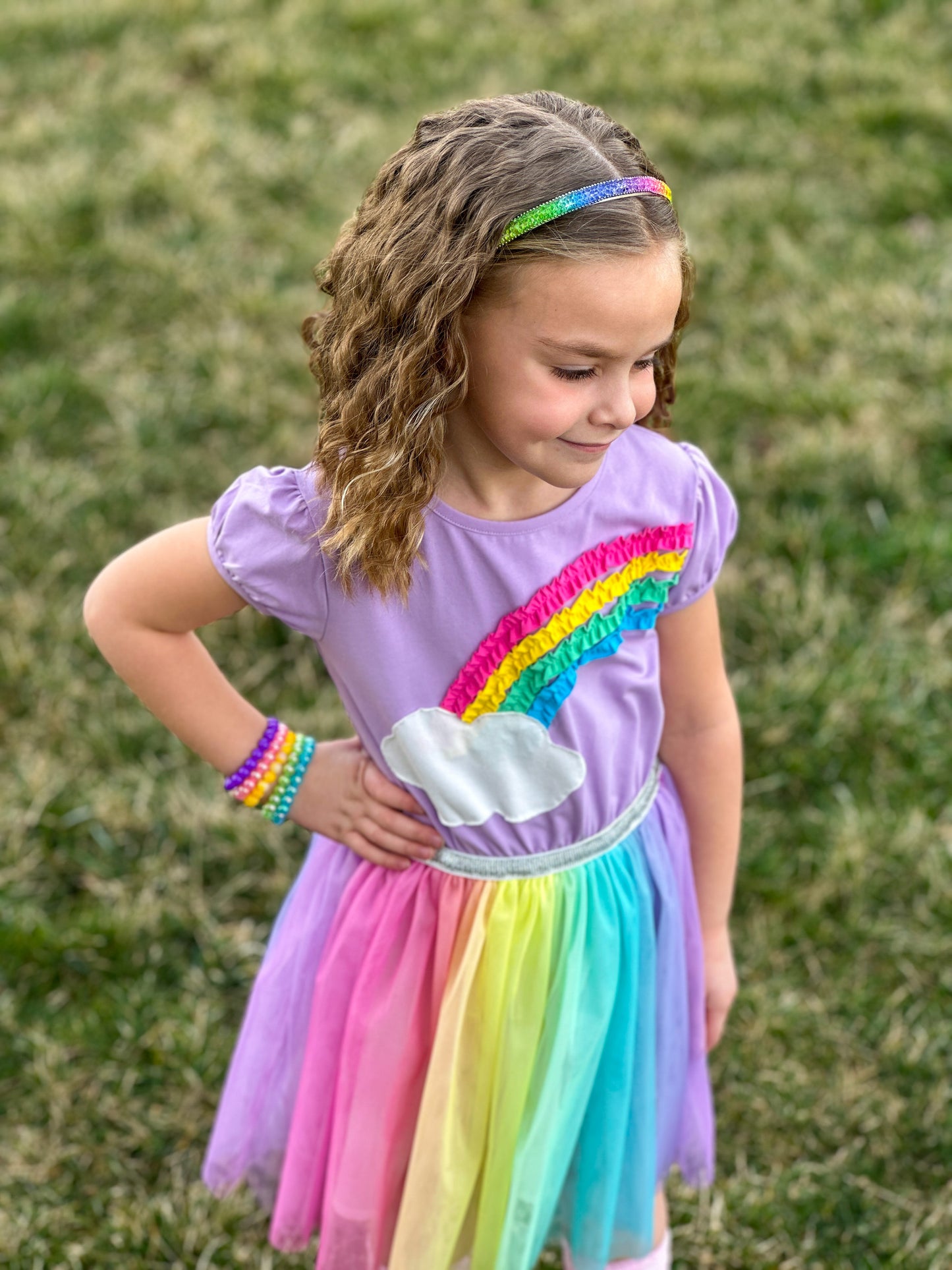 Ombré Rainbow Headband