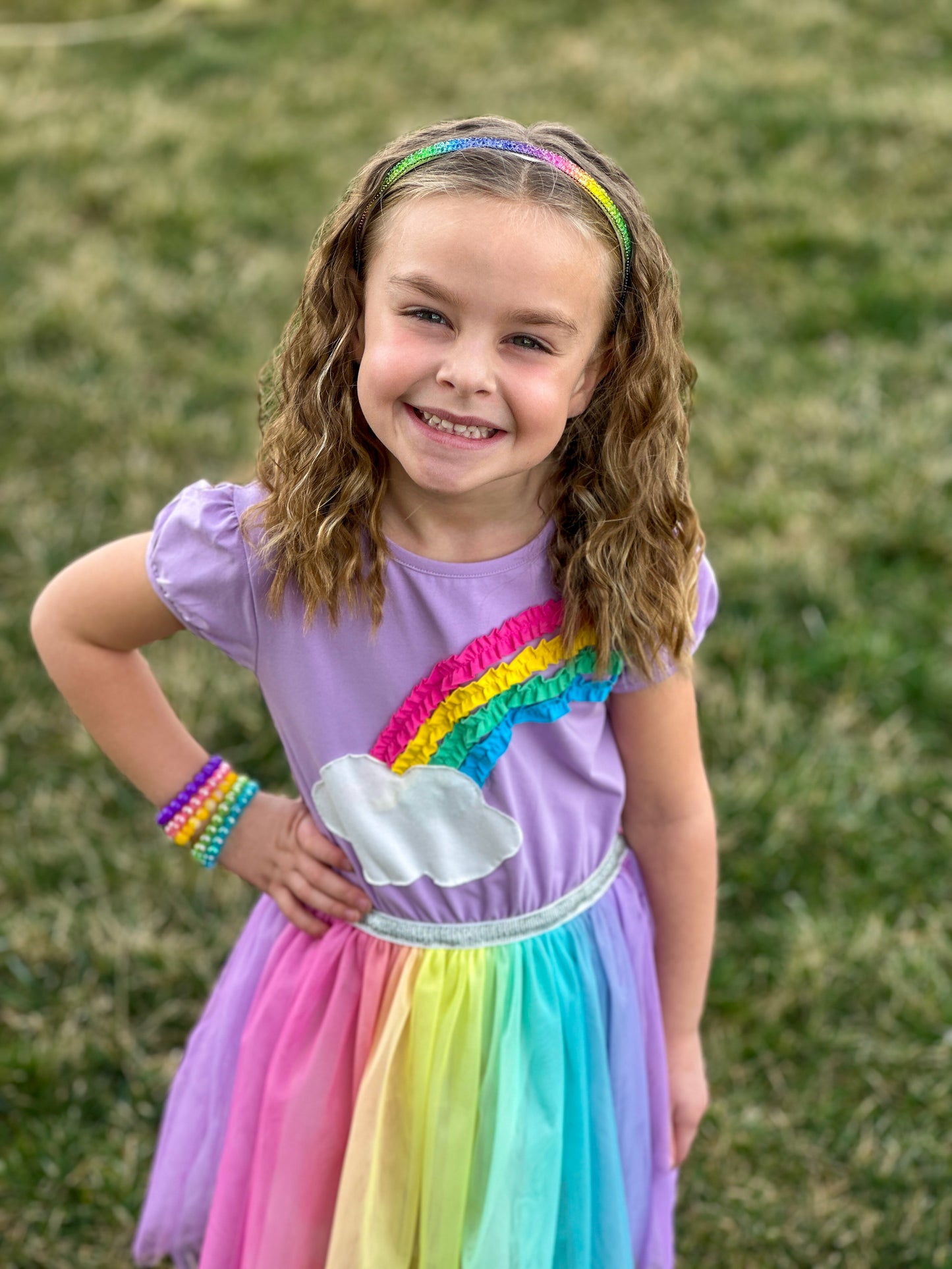 Ombré Rainbow Headband