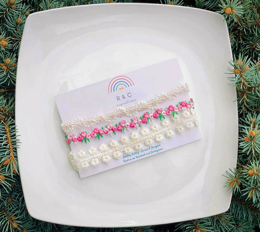 Lace Headband Trio