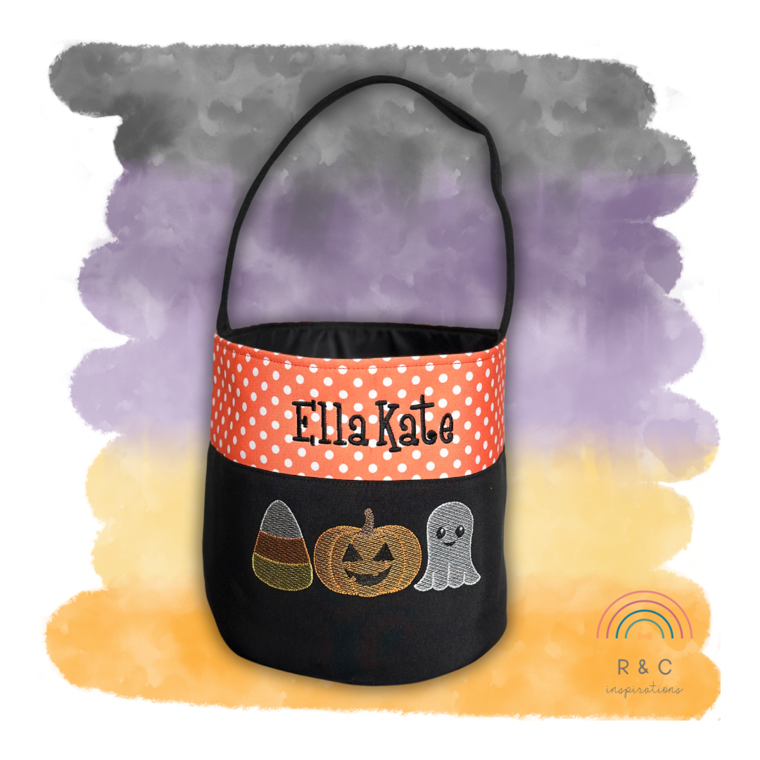 Fully Personalized Halloween Bucket