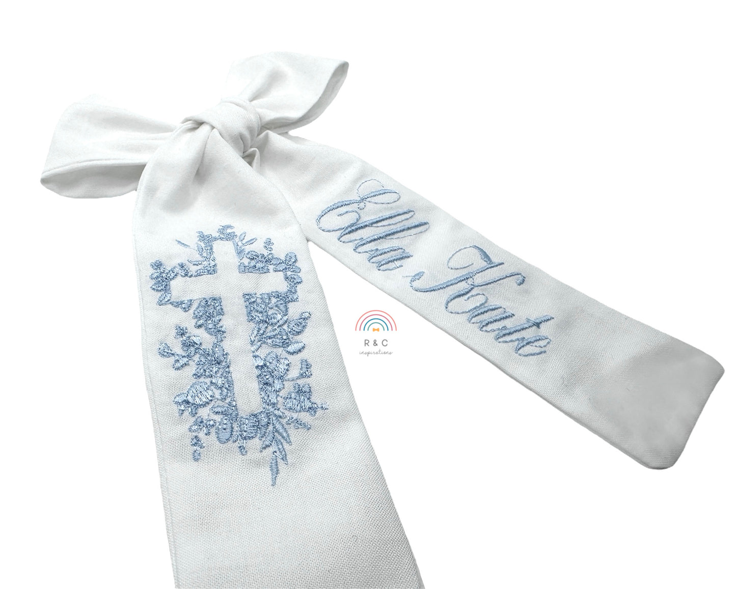 Floral Cross With Personalization