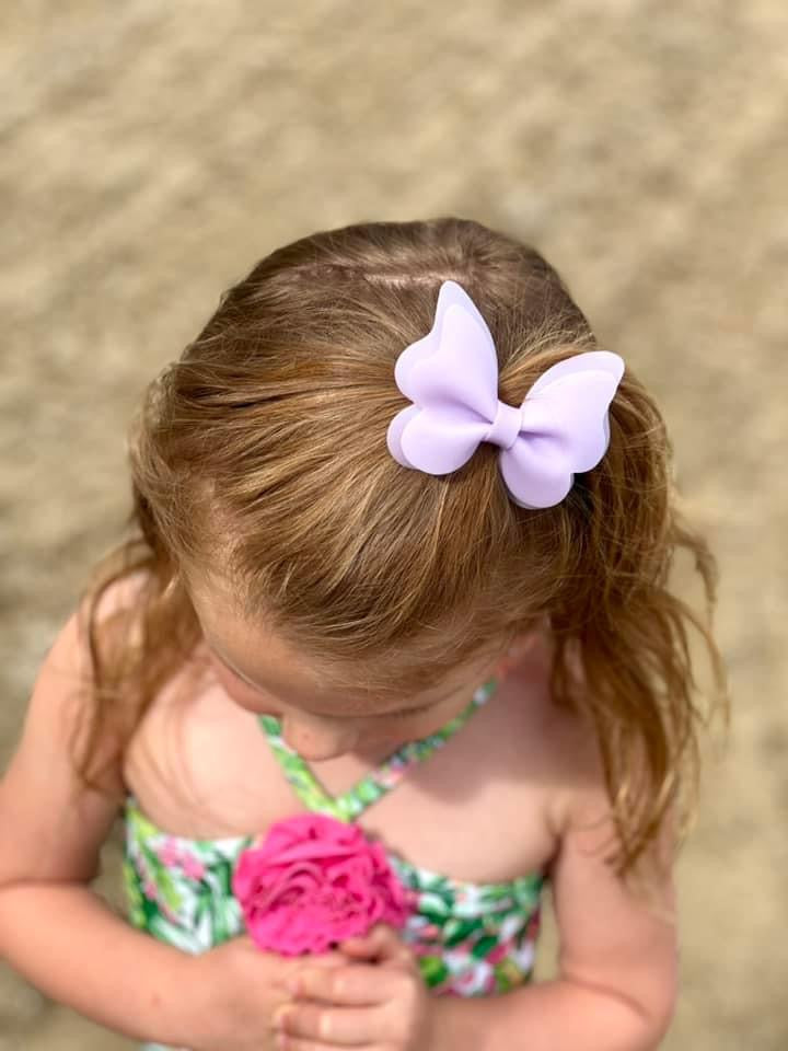 Lavender Swim Bow