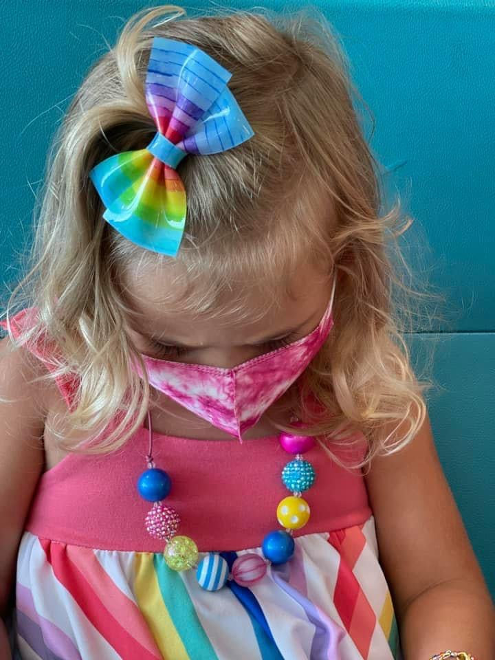 Rainbow Prism Swim Bow