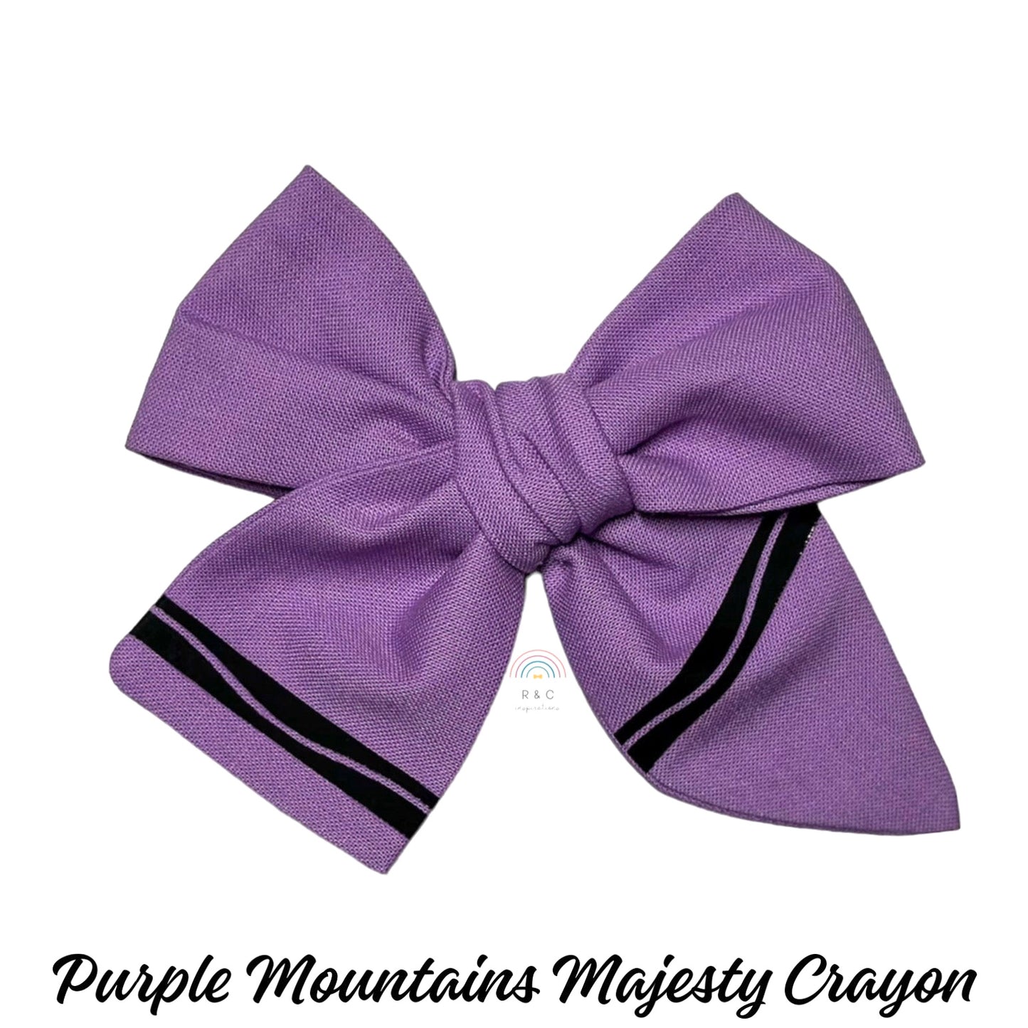 Purple Mountains Majesty Crayon Handtied