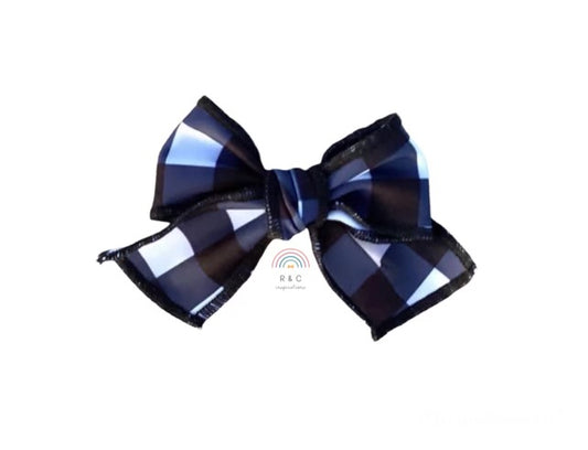 Gingham Swimmy Bow