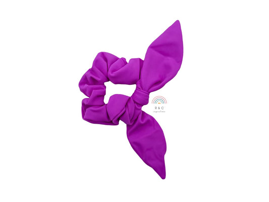 Violet Detachable Bow Scrunchie