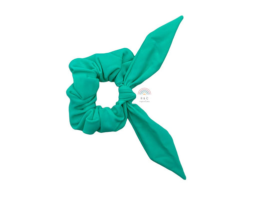 Mint Detachable Bow Scrunchie