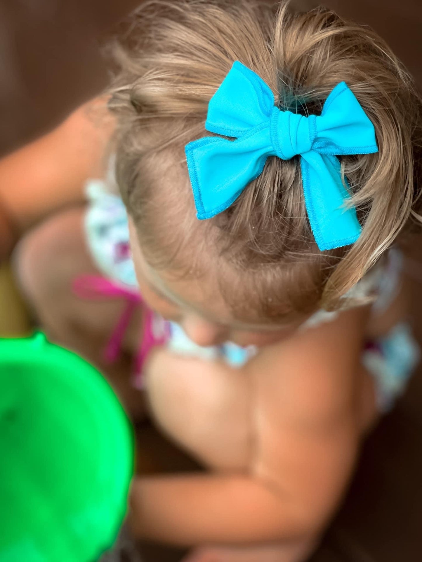 Aqua Swimmy Bow