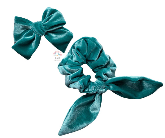 Teal My Heart Velvet